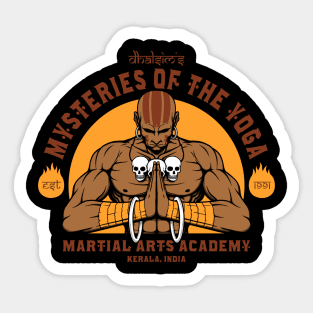 Yoga Martial Arts Sticker